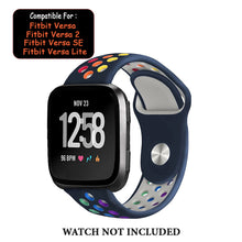 Load image into Gallery viewer, Dotted Silicone Strap for Fitbit Versa/Fitbit Versa 2/Fitbit