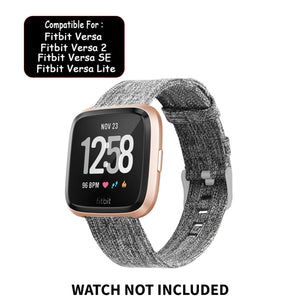Black fitbit versa with rose gold band sales