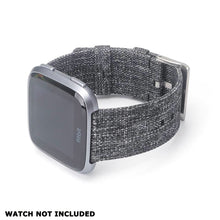 Load image into Gallery viewer, Woven Nylon Strap For Fitbit Versa/Versa 2/Versa Lite (Carbon black)