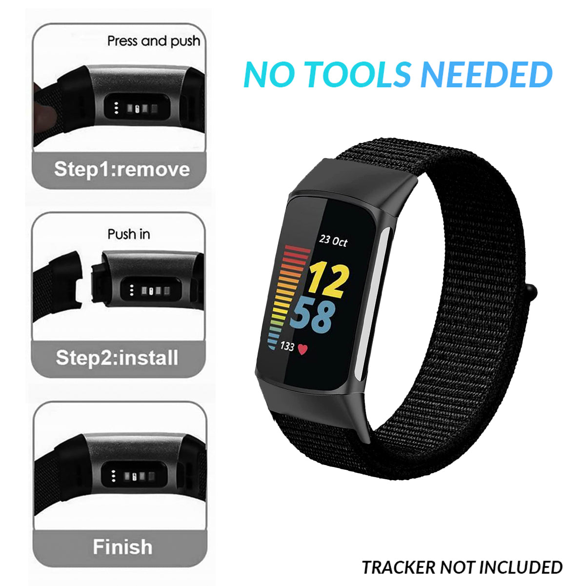 Fitbit Charge 5 トラッカー ルナホワイト/ソフトゴールド [最大