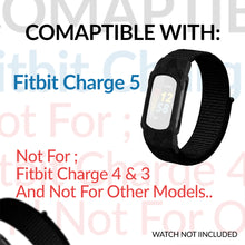 Load image into Gallery viewer, Nylon Replacement Band For Fitbit Charge 5 With Case