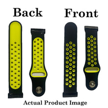 Load image into Gallery viewer, Silicone Strap For Fitbit Sense1-2/Versa 3-4 (Dotted- Black &amp; Green)