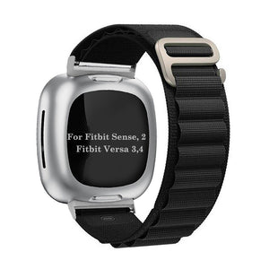 Replacement band strap for fitbit versa 3, 4 and sense, 2-Black