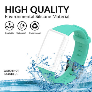 Honor Band 6 Silicone Replacement Band Strap-Acid Blue