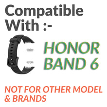 Load image into Gallery viewer, Premium Silicone honor band 6 strap