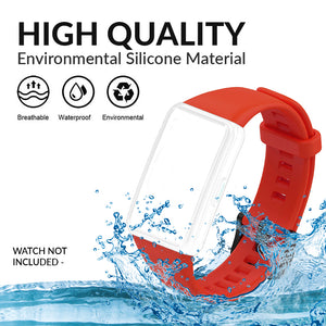 Honor Band 6 Silicone Replacement Band Strap-Red