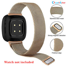 Load image into Gallery viewer, Fitbit sense stainless steel strap 