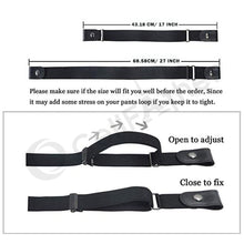 Load image into Gallery viewer, Buy No Buckle Elastic Belt for Women Mens Invisible Belt