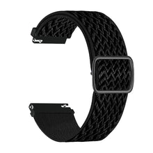 Load image into Gallery viewer, Adjustable Braided Loop Straps for Samsung Watch 20mm Black