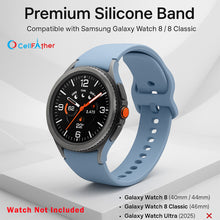 Load image into Gallery viewer, Straps for Samsung Galaxy Watch 8 40/44mm &amp; Classic 46mm- Steal Blue