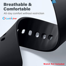 Load image into Gallery viewer, Silicone Straps for Samsung Galaxy Watch 8 40/44mm- Black