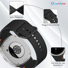 Load image into Gallery viewer, Silicone Straps for Samsung Galaxy Watch 8 40/44mm- Black