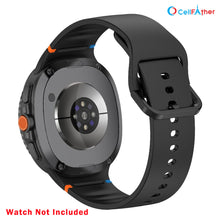 Load image into Gallery viewer, Silicone Straps for Samsung Galaxy Watch 8 40/44mm- Black