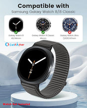 Load image into Gallery viewer, Breathable Nylon Straps for Samsung Galaxy Watch 8 40/44mm- Black