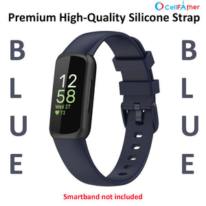 Silicone Strap For Fitbit Inspire 3-Midnight Blue