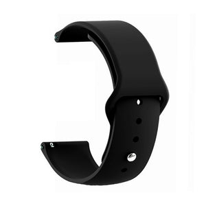 Silicone Strap for Amazfit Bip/Lite/GTS/MINI/GTR 42mm -Black