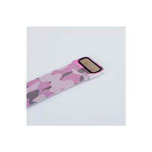 Milanese Loop Strap for iWatch 38-40mm Rose Flower