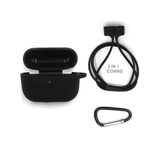 Load image into Gallery viewer, AirPods Pro Case 3 in 1 Combo Pack for AirPods Pro - Black