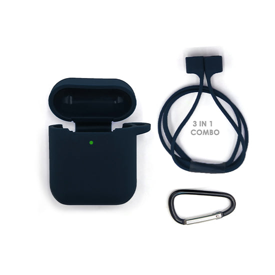 3-in-1 Combo for AirPods 1&2 - Midnight Blue