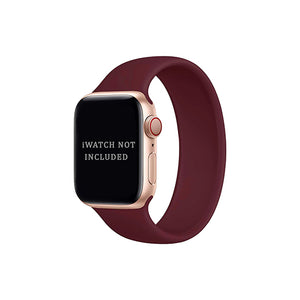 Solo Loop Elastic Silicone Strap for Apple Watch 38/40/41mm