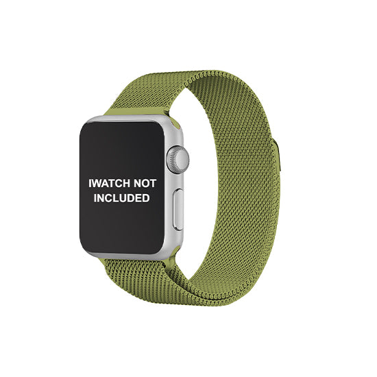 Milanese Loop Strap for iWatch 38-40mm Grass Green