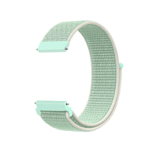 20mm SmartWatch Sport Loop Nylon Bands Inverness Green