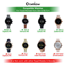 Load image into Gallery viewer, Buy Fossil USB Charger Compatible with Fossil Gen 6/ 5/4- White color 