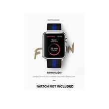 Load image into Gallery viewer, Milanese Loop Strap for iWatch 42-44mm Black Blue