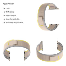 Load image into Gallery viewer, Trail Loop Band Straps For Apple iWatch-42/44/45/49mm-Yellow/Beige
