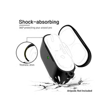 Load image into Gallery viewer, AirPods Pro Case 3 in 1 Combo Pack for AirPods Pro - Black