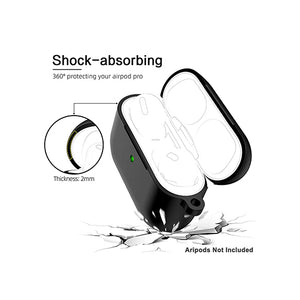 AirPods Pro Case 3 in 1 Combo Pack for AirPods Pro - Black