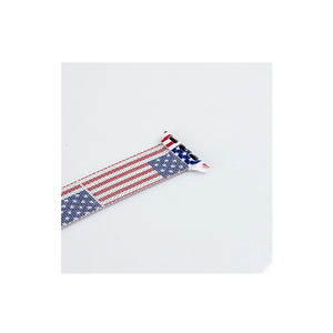 Milanese Loop Strap for iWatch 38-40mm USA Flag Style