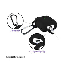 Load image into Gallery viewer, 4 in 1 for AirPods 1&amp;2 (Front LED Visible )- Black