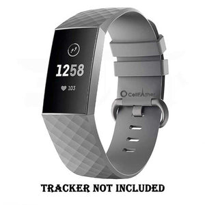 gray Color fitbit strap band 