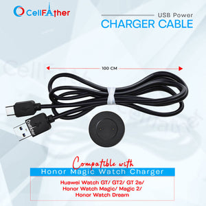 Replacement Charger for Huawei Watch/Honor Watch Magic/ Magic 2-Black color 