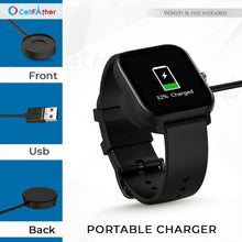 Load image into Gallery viewer, Buy Fossil hybrid Hr Smartwatch USB Charger -Black Color