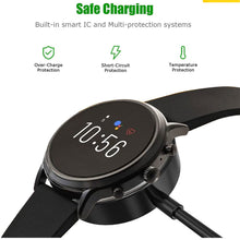 Load image into Gallery viewer, Cellfather Charger For Fossil Smartwatch Gen 6/5 &amp; 4- Black color