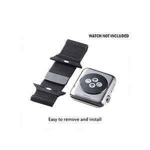 Milanese Loop Strap for iWatch 42-44mm Black