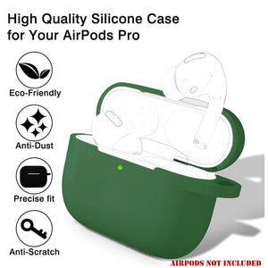 Silicone Case Cover for Airpods Pro (Army Green