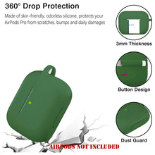 Load image into Gallery viewer, Silicone Case Cover for Airpods Pro (Army Green