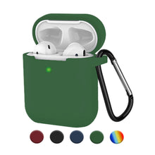 Load image into Gallery viewer, Silicone Case Cover for Airpods 1/2 (Green)