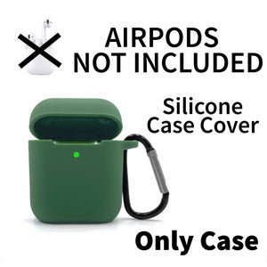 Silicone Case Cover for Airpods 1/2 (Green)