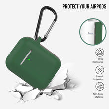 Load image into Gallery viewer, Silicone Case Cover for Airpods 1/2 (Green)