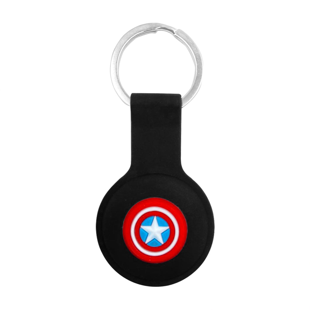  Cellfather Silicone Key Ring Holder Case Cover Compatible with Apple Airtag- shield