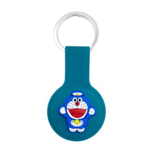 Load image into Gallery viewer, Silicone Key Ring Holder Case Cover Compatible with Apple Airtag  Doremon