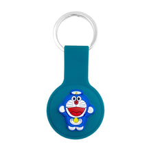 Load image into Gallery viewer,  Cellfather Silicone Key Ring Holder Case Cover Compatible with Apple Airtag- Doremon