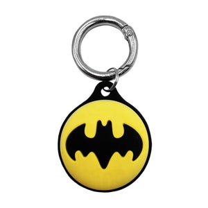  Cellfather Silicone Key Ring Holder Case Cover Compatible with Apple Airtag-batman