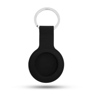 Silicone Key Ring Holder Case Cover  Apple Airtag Black