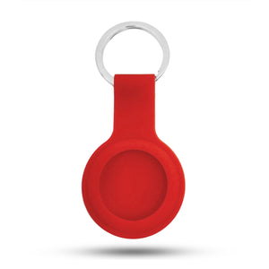 Silicone Key Ring Holder Case Cover Compatible with Apple Airtag 2021-Red