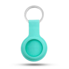Load image into Gallery viewer, Silicone Key Ring Holder Case Cover Compatible with Apple Airtag 2021 (Black)